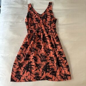 Audrey 3+1 flowy printed summer wrap dress